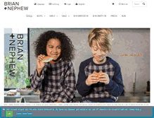 Tablet Screenshot of brianandnephew.com